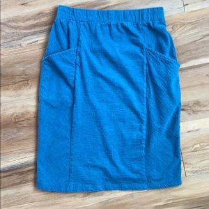 ✨Synergy✨ Organic Cotton Knee Length Skirt Sz S